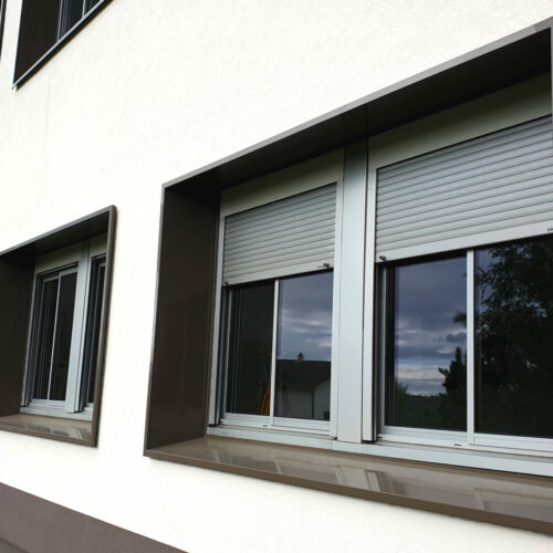 Fabrication de Précadres soudé sur mesure-habillage de baie-menuiserie-ITE- Lyon- SAS PORTE-College emile Malfoy Grigny