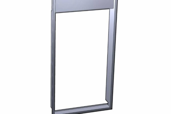 Le précadre soudé sur mesure-menuiserie- enveloppe du bâtiment- ITE- Lyon- SAS PORTE