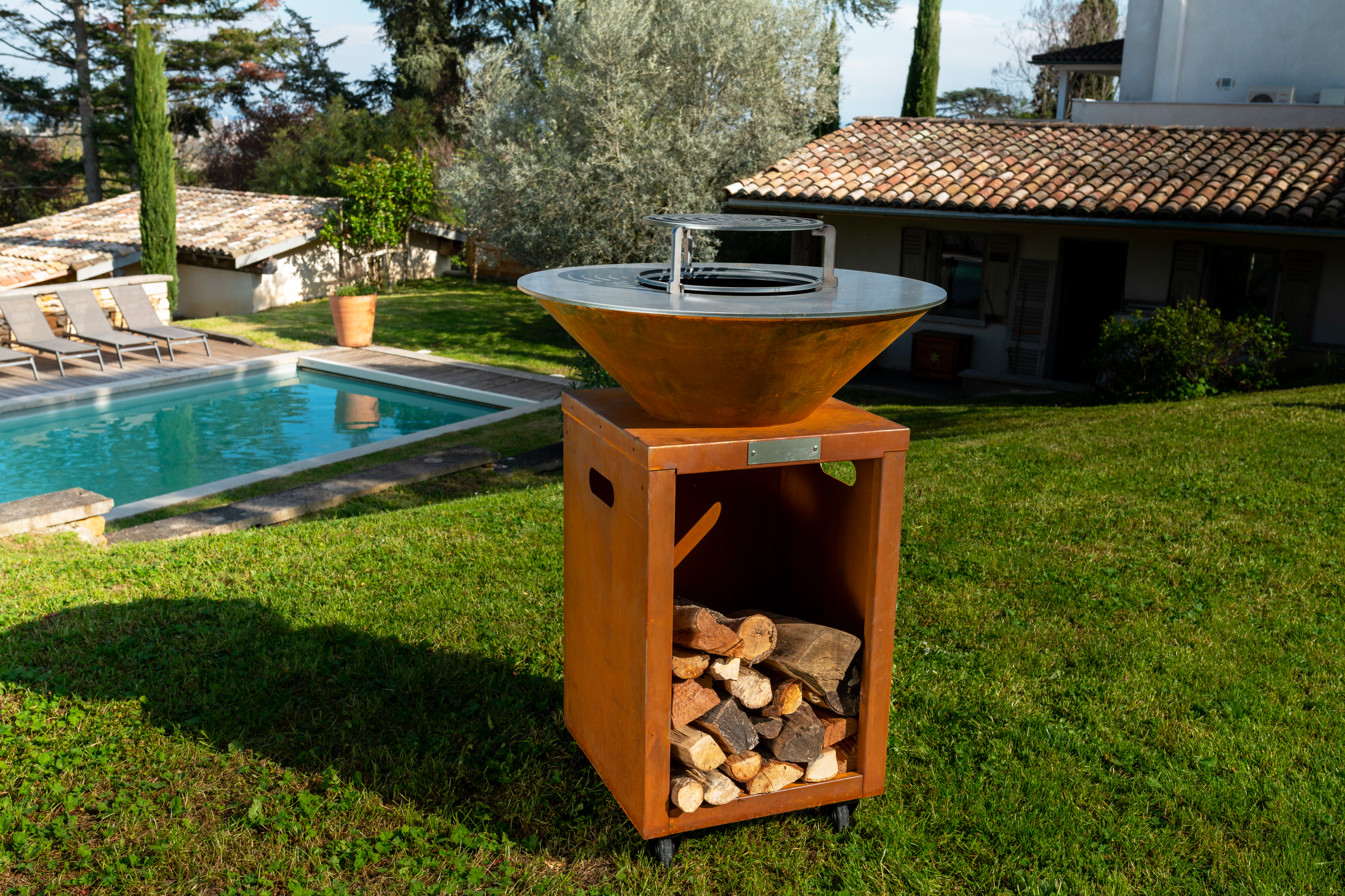brasero corten L